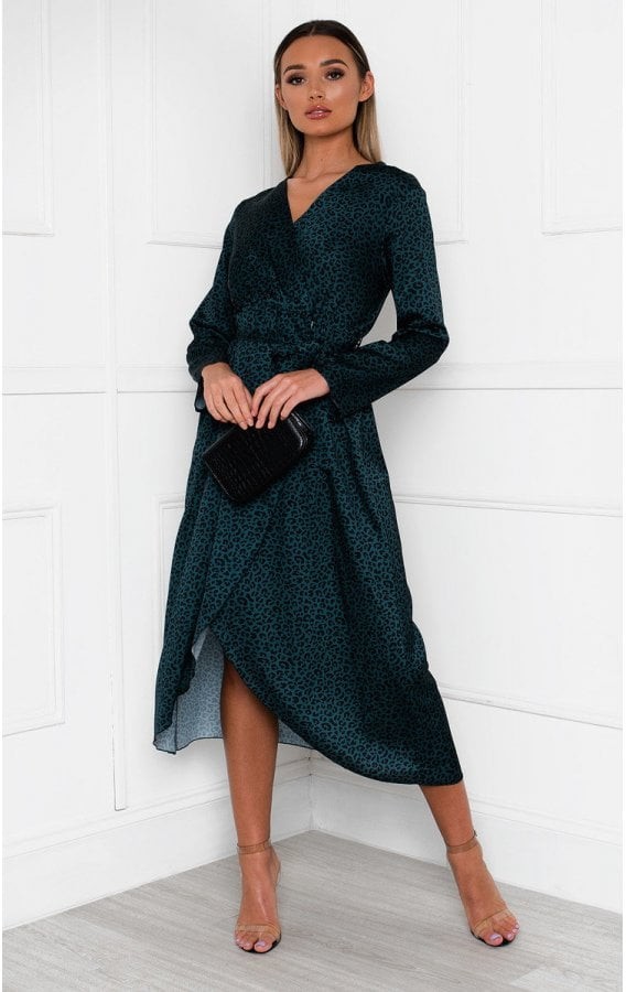 anya printed floaty maxi dress