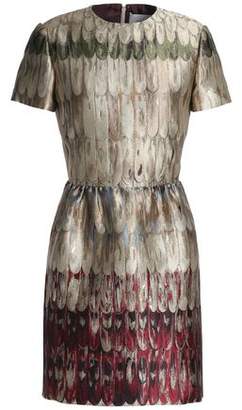 Valentino Flared Brocade Mini Dress