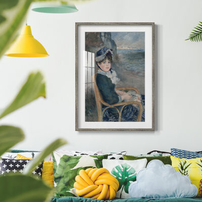 Darby Home Co Vintage Portrait Print CXXII -Framed Print