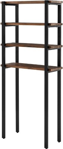 Alaterre Furniture PomonaOverTheToilet4-ShelfBathStorage-AlaterreFurniture
