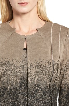 Ming Wang Women's Jacquard Knit Jacket