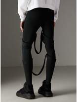 Thumbnail for your product : Burberry Strap Detail Jersey Leggings