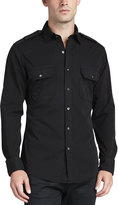 Thumbnail for your product : Ralph Lauren Black Label Casual Military Shirt, Black