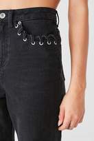 Thumbnail for your product : BDG Mom Jean – Black Whipstitch
