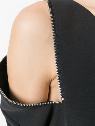 Jeremy Scott zip detail dress