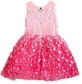 Thumbnail for your product : Zoë Ltd Sleeveless 3D Floral Tulle Dress, Pink, Size 7-16