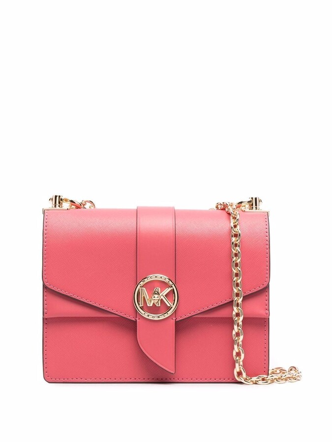 MICHAEL Michael Kors Greenwich Small Saffiano leather shoulder bag -  ShopStyle