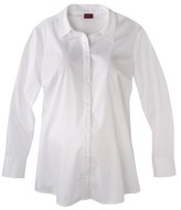 Thumbnail for your product : Merona Maternity Long Sleeve Shirt White