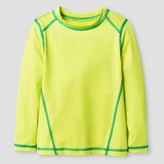 Thumbnail for your product : Cat & Jack Toddler Boys' Long Sleeve Rash Guard - Cat & Jack Neon Yellow