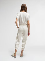 Thumbnail for your product : DKNY Satin Twill Pull On Pant With Rib Cuff