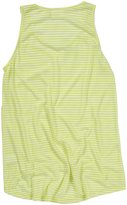 Thumbnail for your product : Erge HighLow Tank Top "Mini Stripes" - Neon Lime-L 14