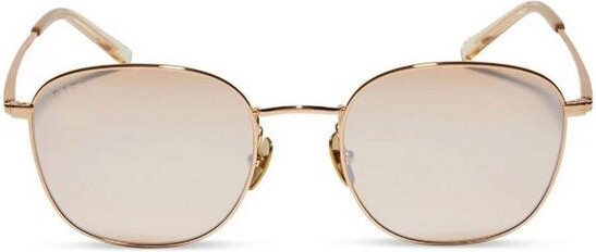 Women's DIFF EYEWEAR Axel Sunglasses Gold/Honey Crystal