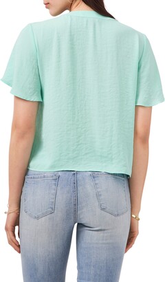 Vince Camuto Tie Front Button-Up Blouse