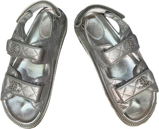 Chanel Women's Silver Sandals