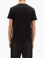 Thumbnail for your product : Alexander McQueen Zardozi Embroidered-skull Cotton T-shirt - Mens - Black