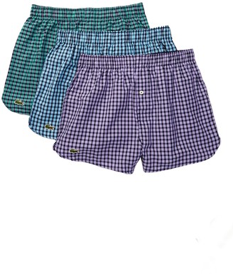 Lacoste Woven Boxer - Pack of 3