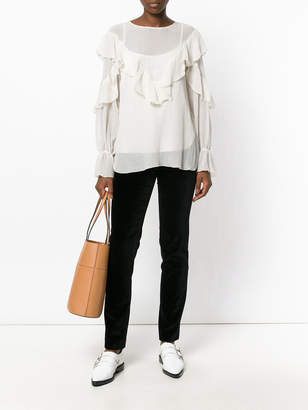 See by Chloe ruffle bell sleeved blouse