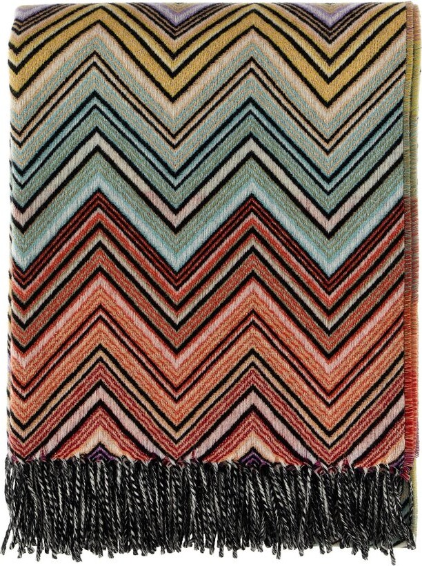 Missoni Home Zig-Zag Woven Fringed-Edge Throw