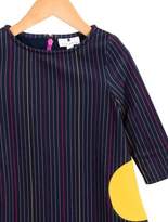 Thumbnail for your product : Lisa Perry Girls' Striped Long Sleeve Dress