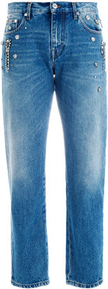 MSGM cropped jeans