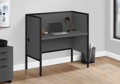Monarch Specialties Inc. Office Cubicle, 48"l, Desk, Work, Commercial Grade, Laminate, Metal, Contemporary, Modern