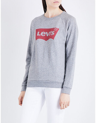 levi's grey sweatshirt womens