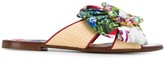 Thumbnail for your product : Dolce & Gabbana Floral Print Sandals
