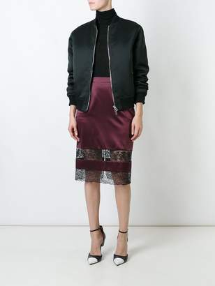 Givenchy lace panel pencil skirt