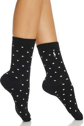 Lauren Ralph Lauren Nautical Dot Boot Socks