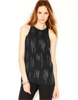Thumbnail for your product : Sanctuary Sleeveless Tulip-Back Sequined Top