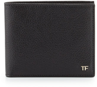 Tom Ford Leather Billfold Wallet, Black