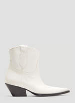 Thumbnail for your product : Maison Margiela Leather Cowboy Boots in White