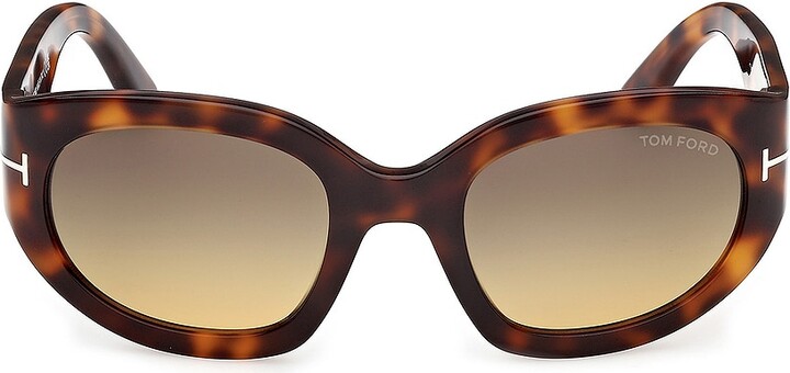 Tom Ford Rectangular Sunglasses in Brown