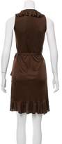 Thumbnail for your product : Prada Ruffled Wrap Dress
