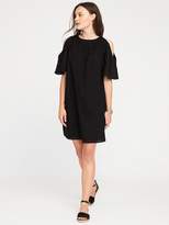Thumbnail for your product : Old Navy Cold-Shoulder Shift Dress for Women