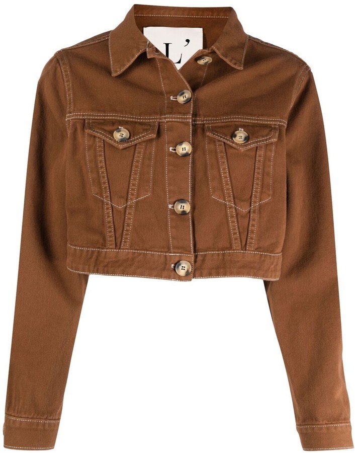 Brown Women's Denim Jackets | Shop the world's largest collection of  fashion | ShopStyle