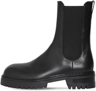 Ann Demeulemeester 25mm Wally Leather Chelsea Boots