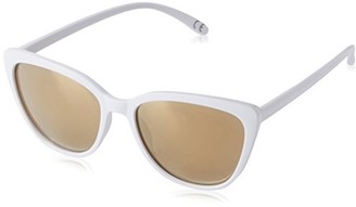 Foster Grant Women's Macy Wht Cateye Sunglasses