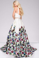 Thumbnail for your product : Jovani Two-Piece Floral Prom Ballgown 47042