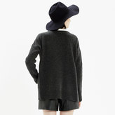 Thumbnail for your product : Madewell Leather-Pocket Ribbed Cardigan