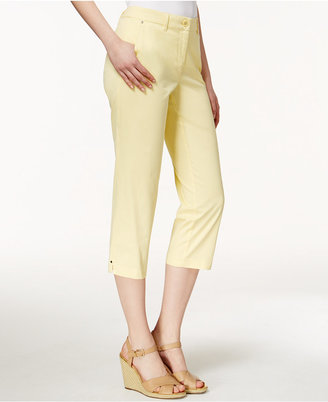 Charter Club Cropped Twill Pants, Only at Macy's