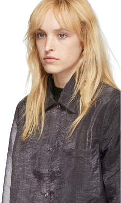 Our Legacy Grey Organza Square Jacket