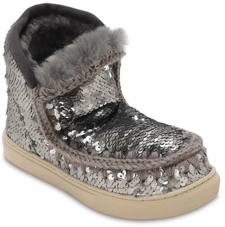 Mou Sequined Eskimo Shearling Boots