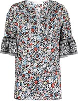 Thumbnail for your product : See by Chloe Floral-Print Short-Sleeved Blouse