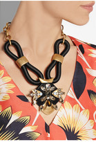 Thumbnail for your product : J.Crew Corded gold-tone crystal necklace