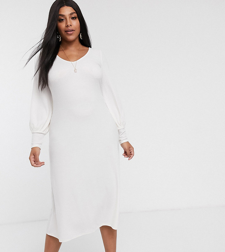 winter white plus size dress