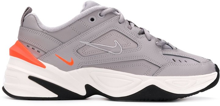 m2k tekno leather and neoprene sneakers