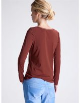 Thumbnail for your product : Cyrillus Women’s Long-Sleeved Cotton Modal T-Shirt