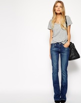 Thumbnail for your product : ASOS Lennox Kick Flare Jeans in Mid Wash Blue