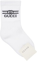 Thumbnail for your product : Gucci Labelina Cotton Blend Socks